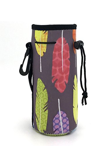 Wommty 20 Oz Sac Poche de Bouteille d'Eau Porte Bouteille Tactique de Bouteille de Koozies avec Poignée de Transport et Bandoulière Réglable pour Camping/Randonnée/Cyclisme et Activités de Plein Air