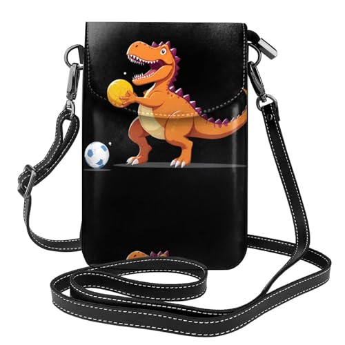 Sac à main téléphone portable femme étui rabat cuir dinosaure