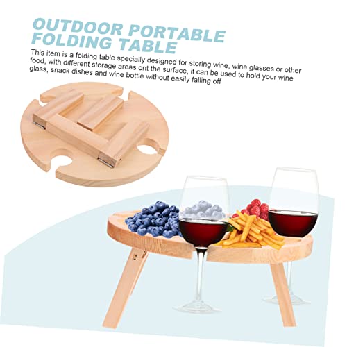 Table pliante extérieur verres vin et table pique-nique pliante - 5