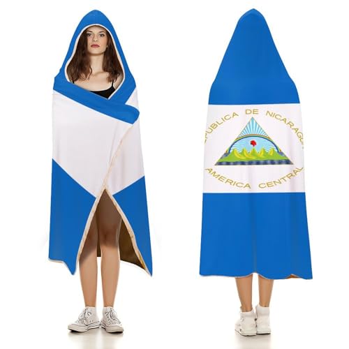 Couverture à capuche confortable et douce pour hiver rigoureux