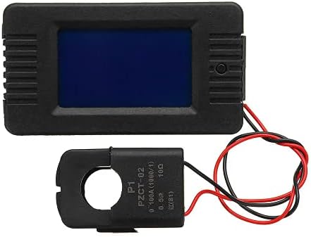 DollaTek AC 80-260V 100A Current Voltage Amperage Power Energy Panel Meter LCD Digital Display Ammeter Voltmeter Multimeter with open CT