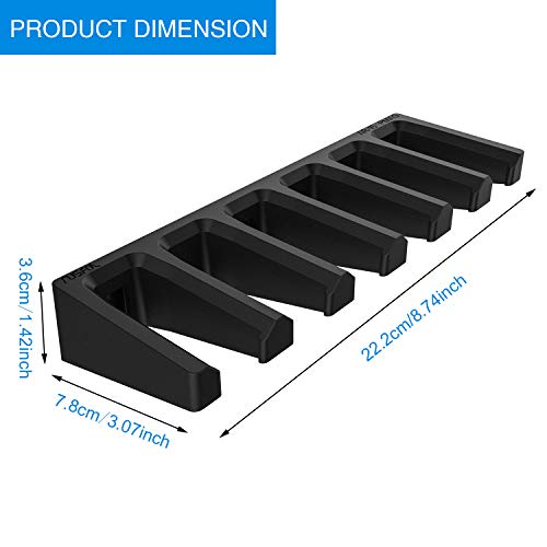 Solid ABS 6X Standard PMAG Wall Mount, Mag Holder, Home Magazine Storage Rack, 1 Pack - Thumbnail 5