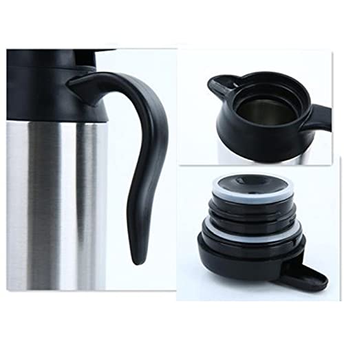 Tetera eléctrica para auto acero doble capa 750ML miniatura 5