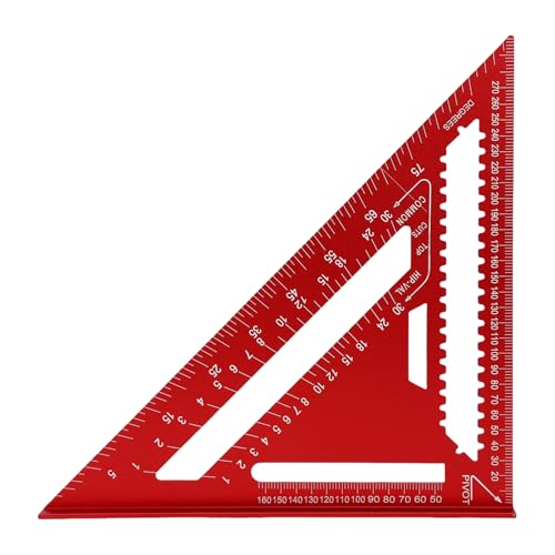 Escuadra de ángulo para carpintería de aluminio de 12 pulgadas miniatura 1