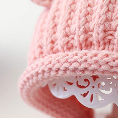 Kids Knitted Hat Cute Fox Cartoon Winter Warmer Cap With Ear Flaps For Baby Boys Girls Outdoors Cap (Color : Gray, Size : 3-36 Months) #TOP3