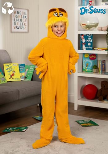 Disfraz infantil Dr. Seuss El Lorax con capucha y cobertores miniatura 2