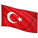 Produktbild FLAGMASTER Flagge, 30 verschiedene Fahnen zur Wahl, Größe 120 cm x 80 cm, Türkei