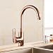 Produktbild European antique wasserhahn Single hole wasserhahn Europäischen gold küchenarmatur Silber drehbarer wasserhahn Spültischarmatur kupfer einlochmontage-B
