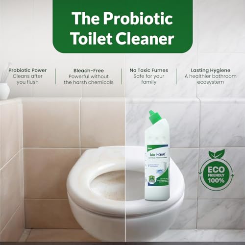 Image of Natural Toilet Cleaner | Kills 99.9% Germs | Probiotic & Enzyme Formula | No Toxic Fumes | Stain & Odor Resistant | Eco-Friendly & Septic Safe | 500 ML (Pack of 2)