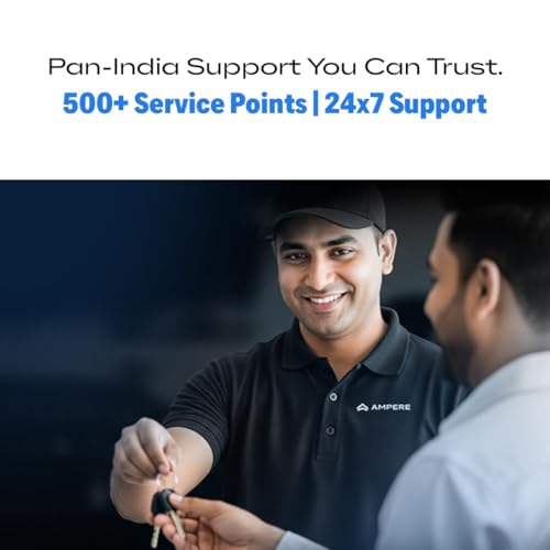 Image of Ampere Magnus Neo Electric Scooter by Greaves | 118 km IDC Range | Safe LFP Battery with 5-Year / 75,000 km Warranty | Colour : Galactic Grey