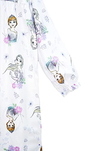 Disney Girls' Frozen Nightgown, Floral Sisters4