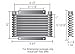 DERALE 13615 Plate & Fin Trans Cooler Kit (1/2