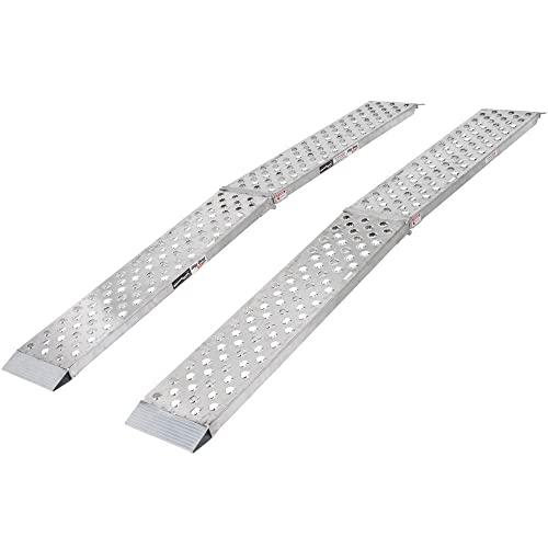 9' Big Boy Aluminum Folding Dual Runner Lawn Mower Ramps