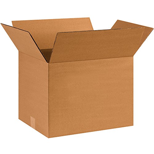Image of Partners Brand PHD161212 Heavy-Duty Boxes, 16 inchL x 12 inchW x 12 inchH, Kraft (Pack of 15)
