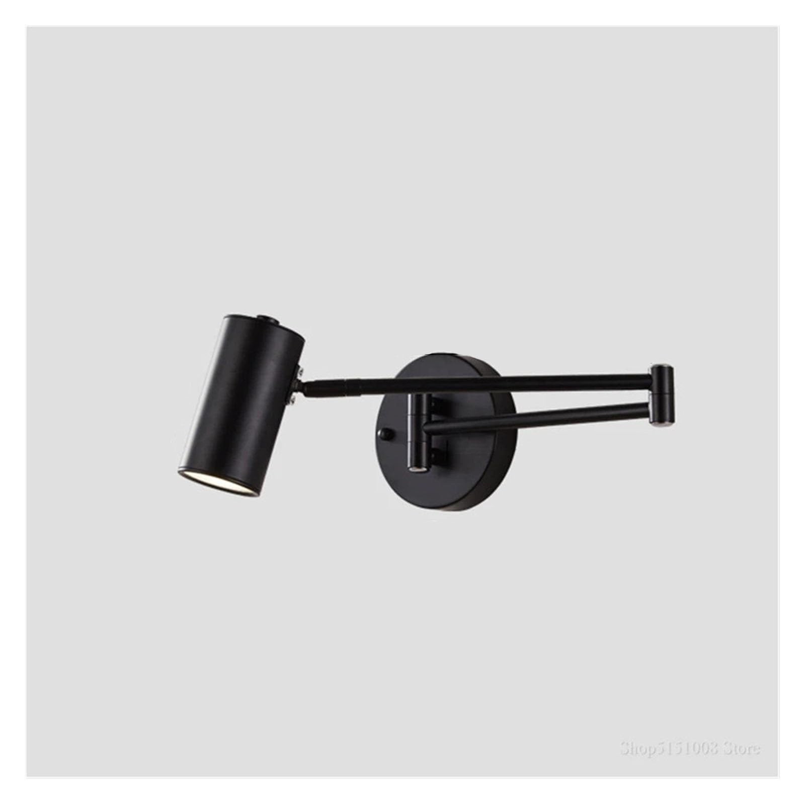 Lámpara de pared LED plegable ángulo ajustable luz blanca para dormitorio hogar 6