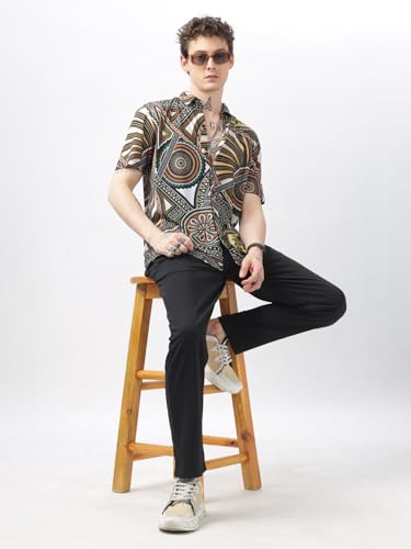 Image of BULLMER Trendy Clothing Set with Shirt & Pants Co-ords for Men