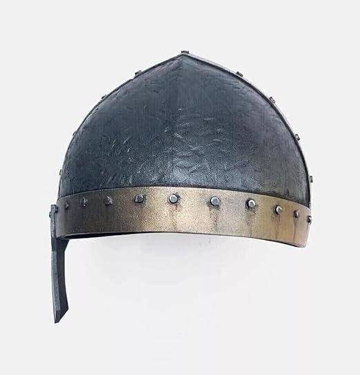 Medieval Viking Norse Helmet, LARP Armor Replica, 18 GA Steel, Handmade Reenactment Cosplay Helmet