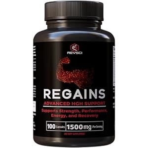 HGH Supplements for Men & Women – Regains Natural Anabolic Muscle Growth Building & Human Growth Hormone for Men, Muscle Builder for Men, Muscle Recovery Post Workout Supplement, 100 Protein Pills
