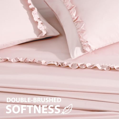 Parure de lit en microfibre brossée double qualité supérieure