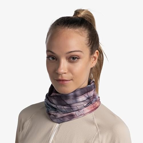 Buff Original EcoStretch Neck Gaiter, UPF 50 Sun Protection, Breathable, Versatile, Quick Dry Face Mask, Shadyver Mauve, Adult Size