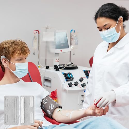 Image of Nasal Cannula Ear Cushions 20Pcs Soft Oxygen Tubing Protectors for Ear Pain Relief Hypoallergenic & Breathable Wool Fits All Standard Cannulas (Grey)