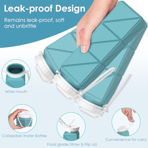 Collapsible-Water-Bottles-207oz-Collapsible-Water-bottle-Leakproof-with-Straw-Lid-Food-Grade-BPA-Free-Silicone-Travel-Foldable-Water-Bottles-for-Sports-Office-Gym-Hiking-Driving-610ML