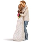 AIDLNS Husband and Wife Hug Figurine, Valentine's Day Gift for Wife Girlfriend Husband Boyfriend Romantic Hand Painted Sculpture Couple Figure Anniversary Wedding Gift (Can't Help Falling in Love) AIDLNS Husband and Wife Hug Figurine Valentines Day Gift for Wife Girlfriend Husband Boyfriend Romantic Hand Painted Sculpture Couple Figure Anniversary Wedding Gift Cant Help Falling in Love