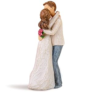 Aidlnshusbandandwifehugfigurinevalentinesdaygiftforwifegirlfriendhusbandboyfriendromantichandpaintedsculpturecouplefigureanniversaryweddinggiftcanthelpfallinginlove Urban Country Home Decor Aidlns husband and wife hug figurine valentines day gift for wife girlfriend husband boyfriend romantic hand painted sculpture couple figure anniversary wedding gift cant help falling in love urban country home decor