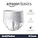 Amazon Basics Unisex Protective Underwear, Overnight Absorbency, Small/Medium, 16 Count, (1 Pack of 16)
