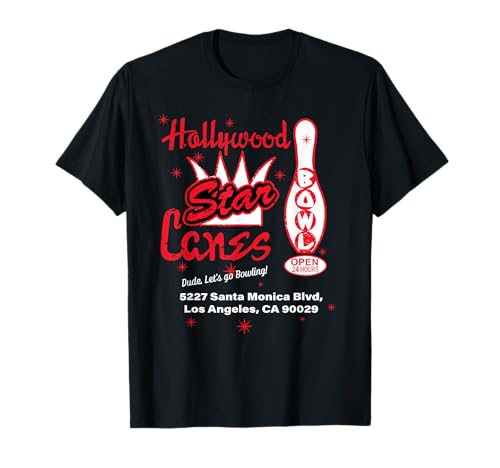 Hollywood Star Lanes Abide Bolera Camiseta