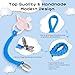 Pacifier Clip for Boys and Girls 6 Pack Baby Pacifier Holder Leash 100% Handmade Braided Fits All Pacifiers & Teething Toys Modern Unisex Baby Gift