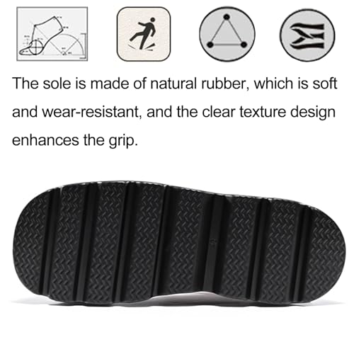 Women's Gothic Punk Ankle Boots, Black, Round Toe, Lace-Up, Combat, Wedge Heel, Casual, All Seasons4