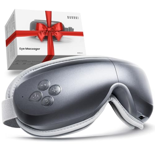 Heated Eye Massager: Valentine's Day Gift for Him/Her, Migraine Relief, Bluetooth Music, Reduces Eye Strain and Improves Sleep