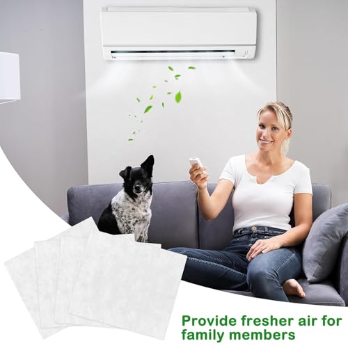 Image of 7 Pack AC Filter for Split AC, Purifying Cotton Mesh, Enhanced Air Quality for Home and Office, Fits Mini Wall Mounted Air Conditioner, Durable and Easy to Install(40X35 CM)