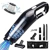 Grixz Handheld Vacuum Cleaner, 10000Pa Powerful Car Vacuum Cleaner, Mini Vacuum Cordless, Lightweight Rechargeable Portable for Car, Home, Office