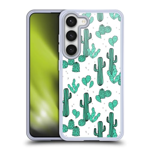 Funda gel Samsung S23 5G cactus carcasa flexible silicona
