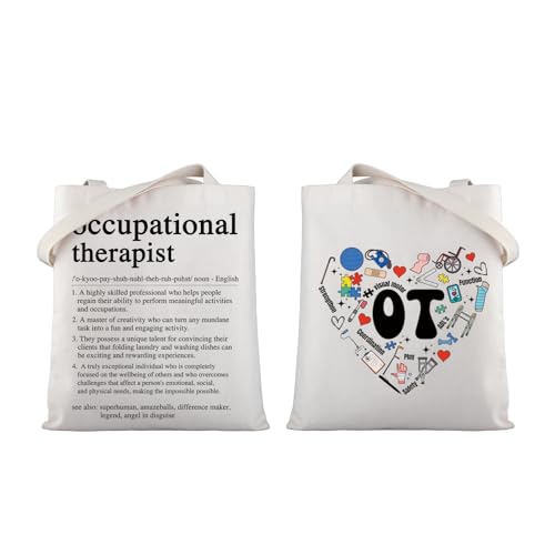 WSNANG Occupational Therapist OT Tote Bag Occupational Therapy Appreciation Gift Occupational Therapy Graduation Gift