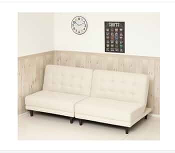 Amazon｜New離せるソファーベッド クリーム YTR33128｜ソファ