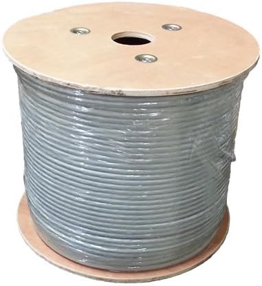 Sunnytech CAT7A 1000ft S-FTP LSZH, 1200MHz 10GBase-T Data, Solid 23AWG Installation Cable, Bulk Pack(w/20 Pack Plug,Boot Cap and 2 x10GBit Keystone Free)