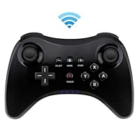 Controller for Wii U, Bigaint Wireless Pro Controller Bluetooth Gamepad Connected to Wii U Console Dual Analog Joystick-Black