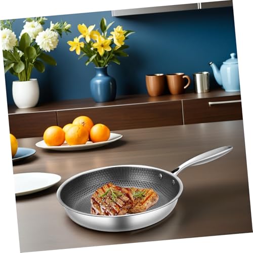 Wok de acero inoxidable con revestimiento antiadherente miniatura 6