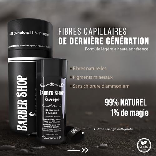 Kit x3 Fibre Capillaire Spray – Avec Applicateur et Optimiseur – Poudre Densifiante Cheveux Homme Femme – Résultat Naturel et Résistant à l’Eau (Gris) – vue 3