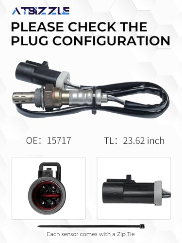 Sensor de Oxígeno O2 15717 Pack 4 para Ford y Otros miniatura 2