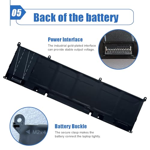 Image of 86Wh 69KF2 Laptop Battery Replacement for Dell XPS 15 9500 9510 9520