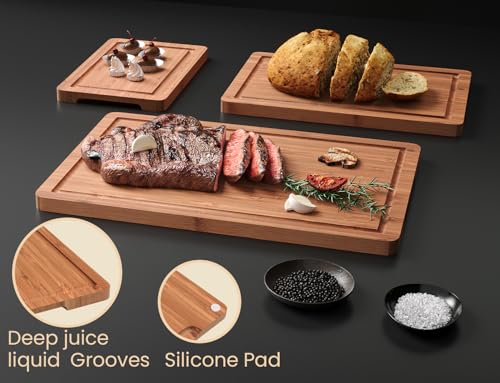 Set de 3 tablas de cortar de bambú Fibogollo miniatura 5