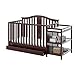 Graco Solano 4-in-1 Convertible Crib and Changer with Drawer, Espresso