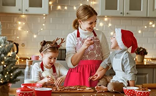 Miniatura 4 de CRB Fashion - Delantal a la cintura para cocinar, para restaurantes grandes y pequeños, 100 % de algodón, delantales sin pechera con bolsillos para