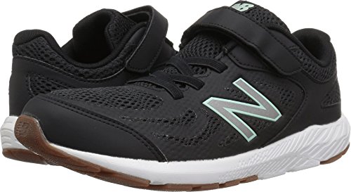 Image of New Balance Kid's 519 V1 Alternative Closure Running Shoe, Black /Seafoam, 11 XW US Little Kid (4-8 Years)