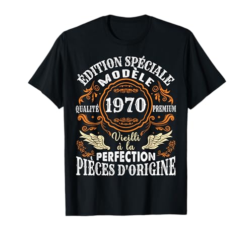 Anniversaire 56 ans Homme Vintage 1970 T-Shirt