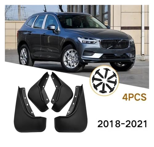 Guardabarros para Volvo XC60 contra salpicaduras pesadas en carretera kit de 4 7